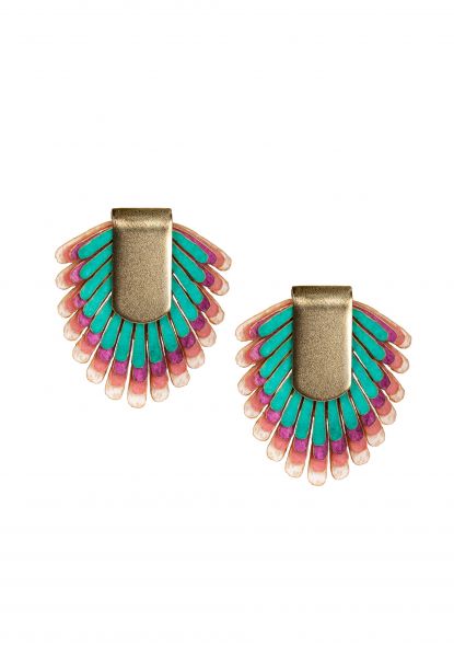 Gretchen - Pam Pem Earring Stud - Multicolor