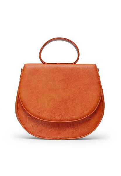 Gretchen - Ebony Loop Bag Two - Pumpkin Orange