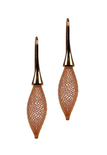Gretchen - Vlum Single Drop Earrings - Mustard | Gold