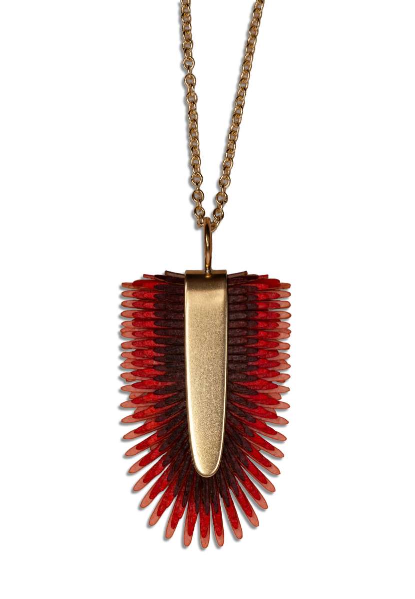 Gretchen Pam Pem Pendant in Rot – Halskette mit Anhänger
